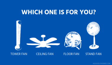 tower fans vs stand fans vs ceiling fans vs floor fans