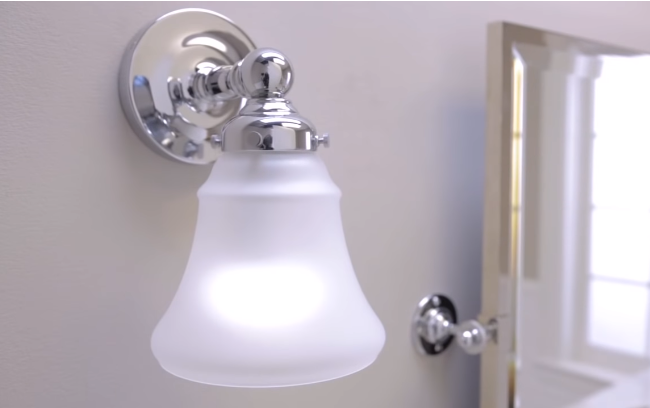 install a wall sconce