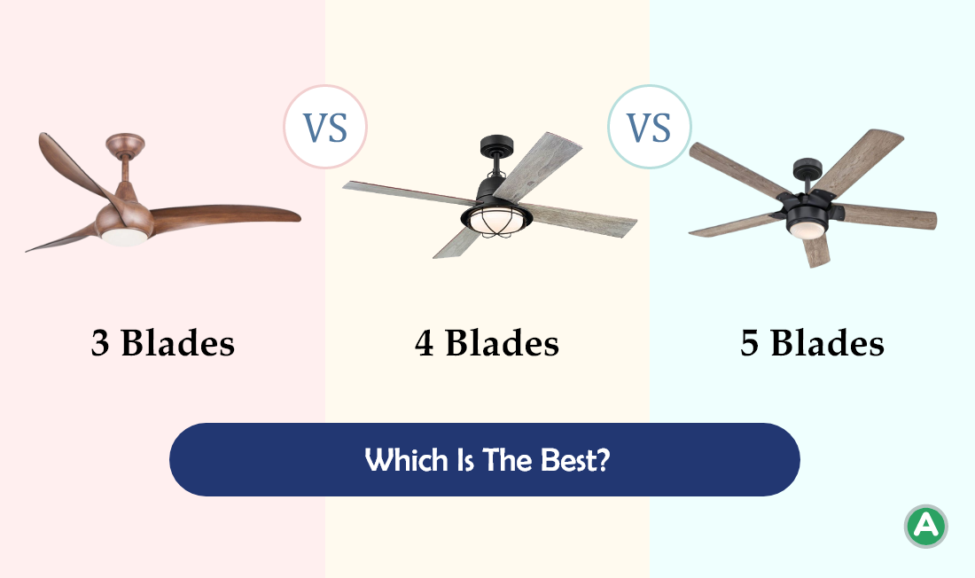 3 Blade Vs 5 Blade Ceiling Fan 